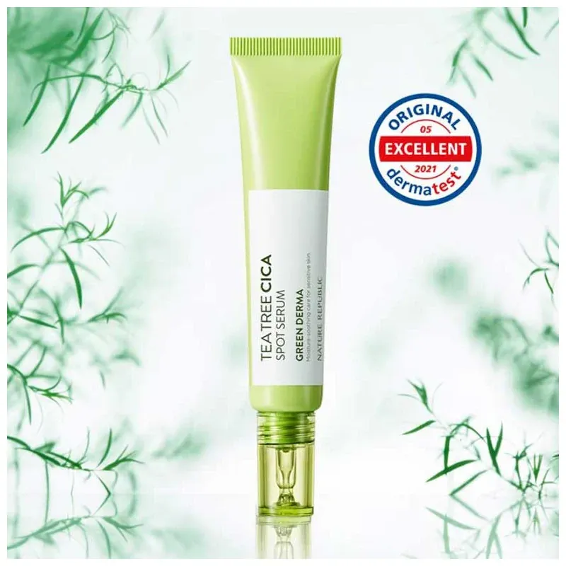 nature republic Green Derma Tea Tree Cica Spot Serum