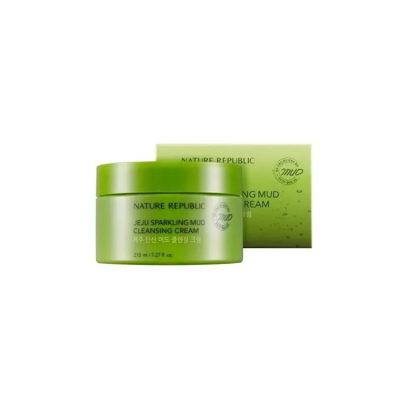 Nature Republic JEJU SPARKLING MUD CLEANSING CREAM 215ml                              