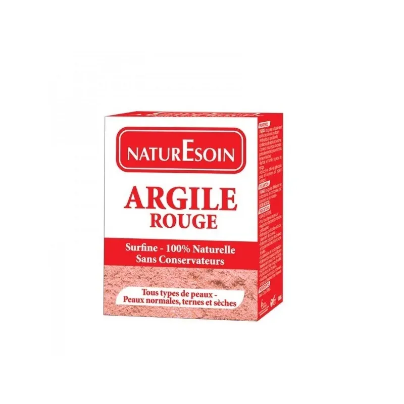 NATURE SOIN ARGILE ROUGE 100g