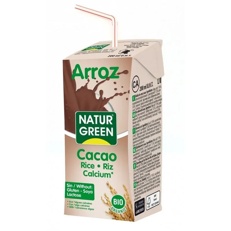Naturgreen RIZ CACAO CALCIUM 200 ML