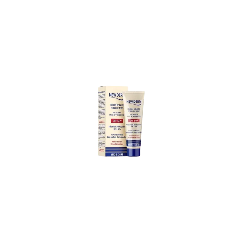 Newderm Ecran solaire spf50 Beige doré