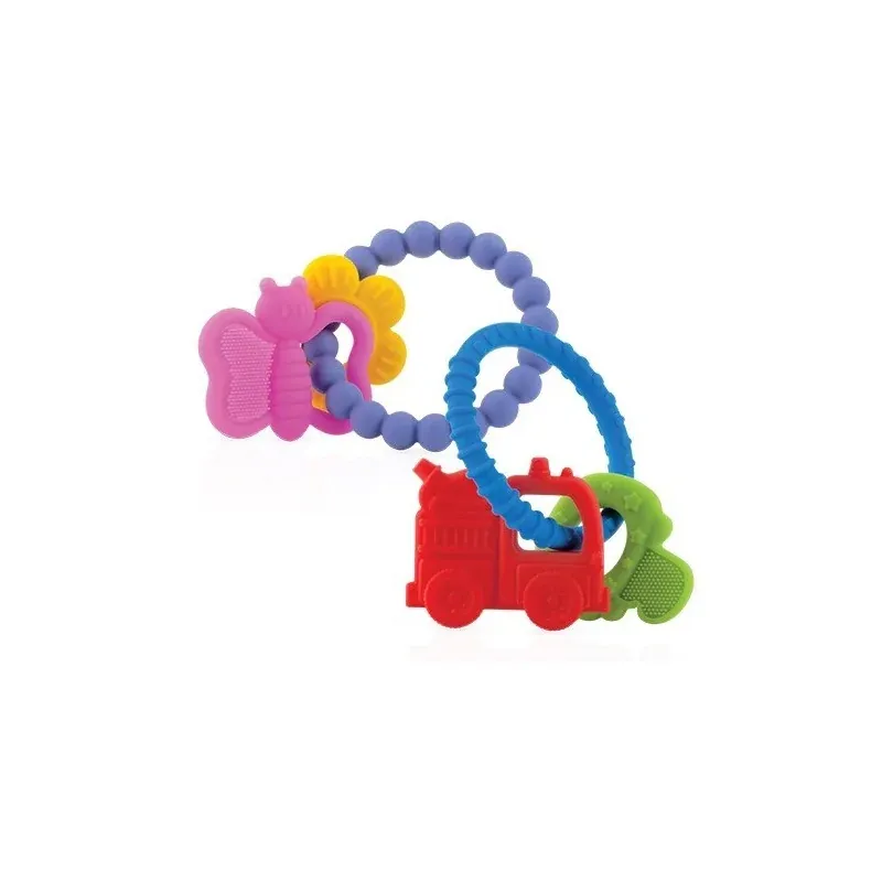NUBY Clefs de dentition 100% Silicone +0 mois - ID988
