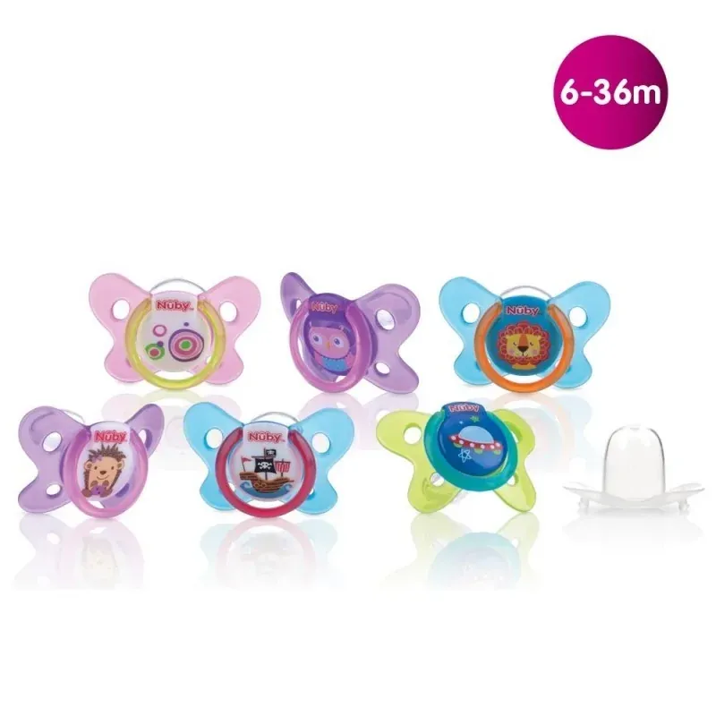 NUBY Succette Papillon Oval 6-36 m ID5857MFS