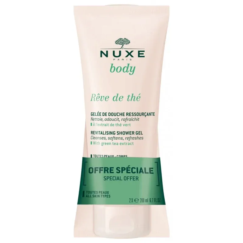 NUXE Rêve de Thé - Duo Gelée de douche 2 x 200ml