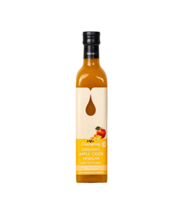 CLEARSPRING VINAIGRE DE CIDRE GINGEMBRE CURCUMA POIVRE NOIR