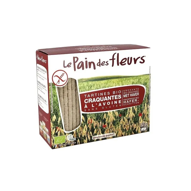 PAIN DES FLEURS Tartines Craquantes avoine 150 G