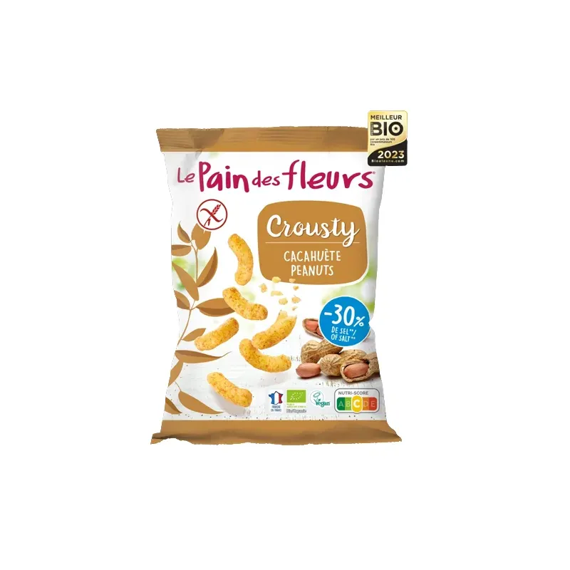 PAIN DES FLEURS CROUSTY CACAHUETE 75G