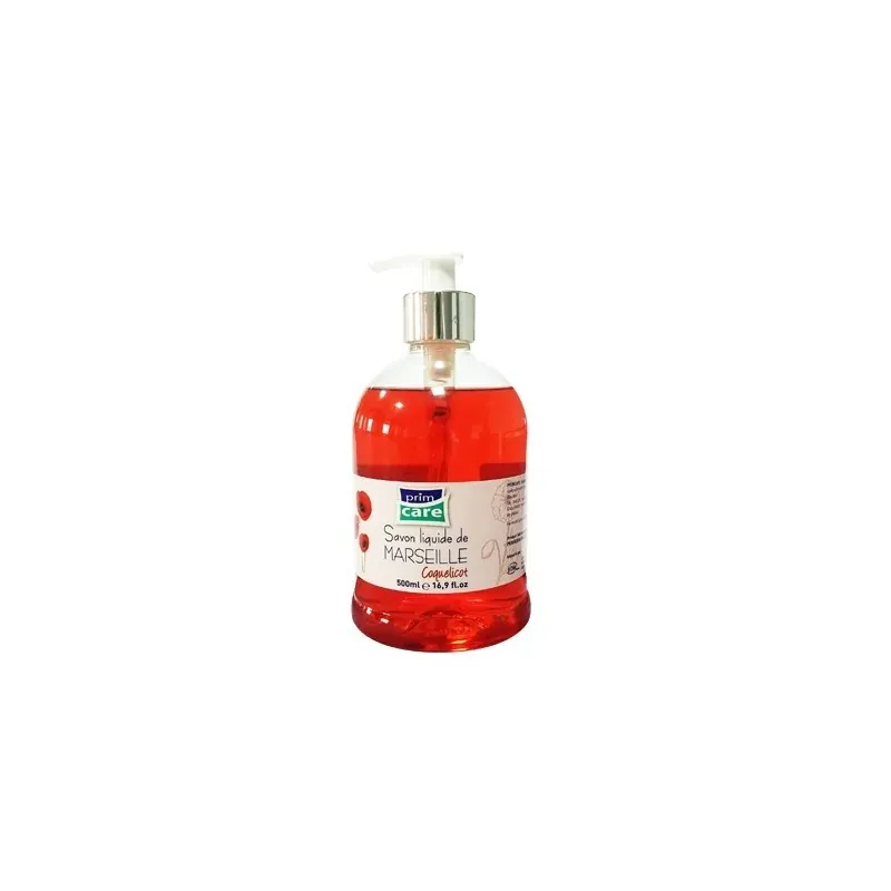 Primcare Savon Liquide De Antiseptique Coquilicot 500ml