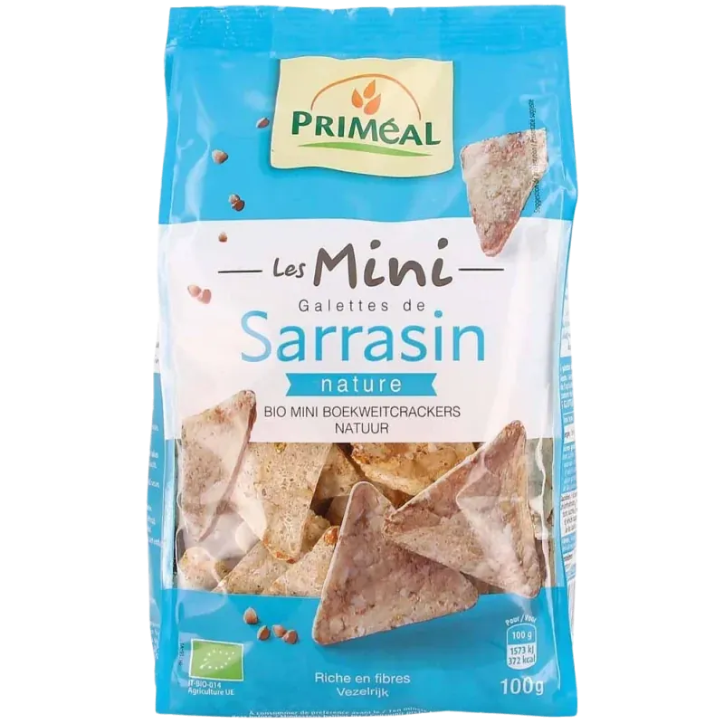 PRIMEAL MINI GALETTES DE SARRASIN NATURE 100G