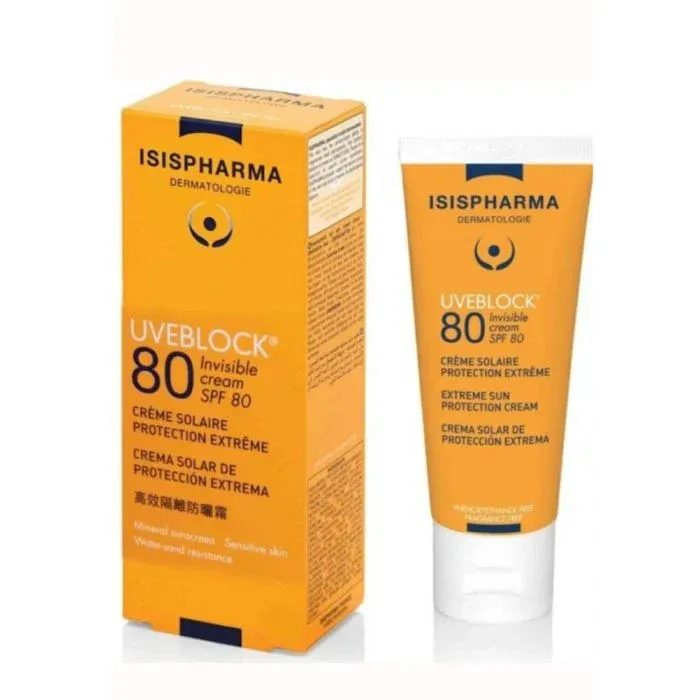 ISISPHARMA UVEBLOCK 80 crème invisible | 40 ml