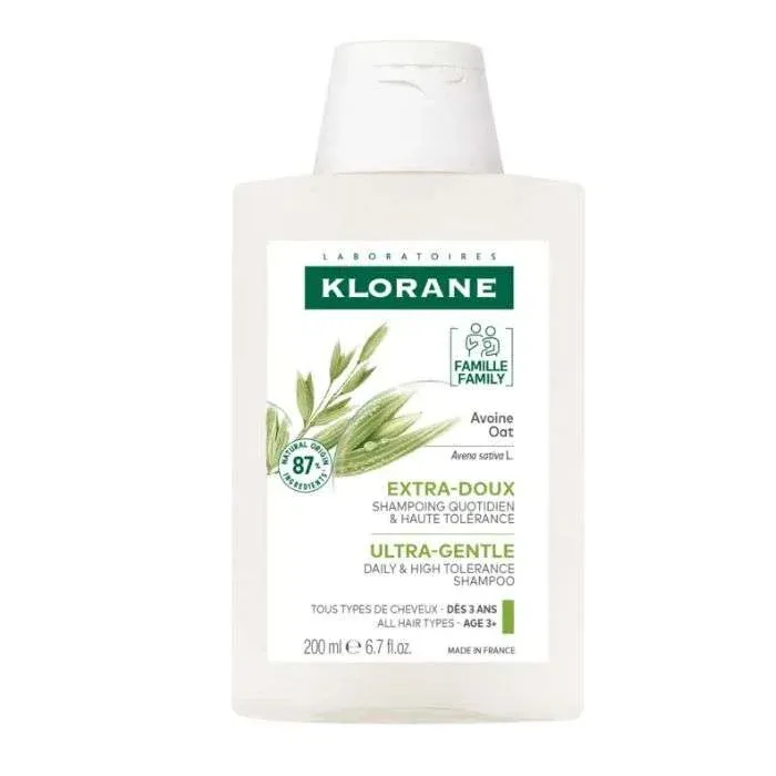 KLORANE SHAMPOOING QUOTIDIEN EXTRA DOUX AVOINE 200 ML