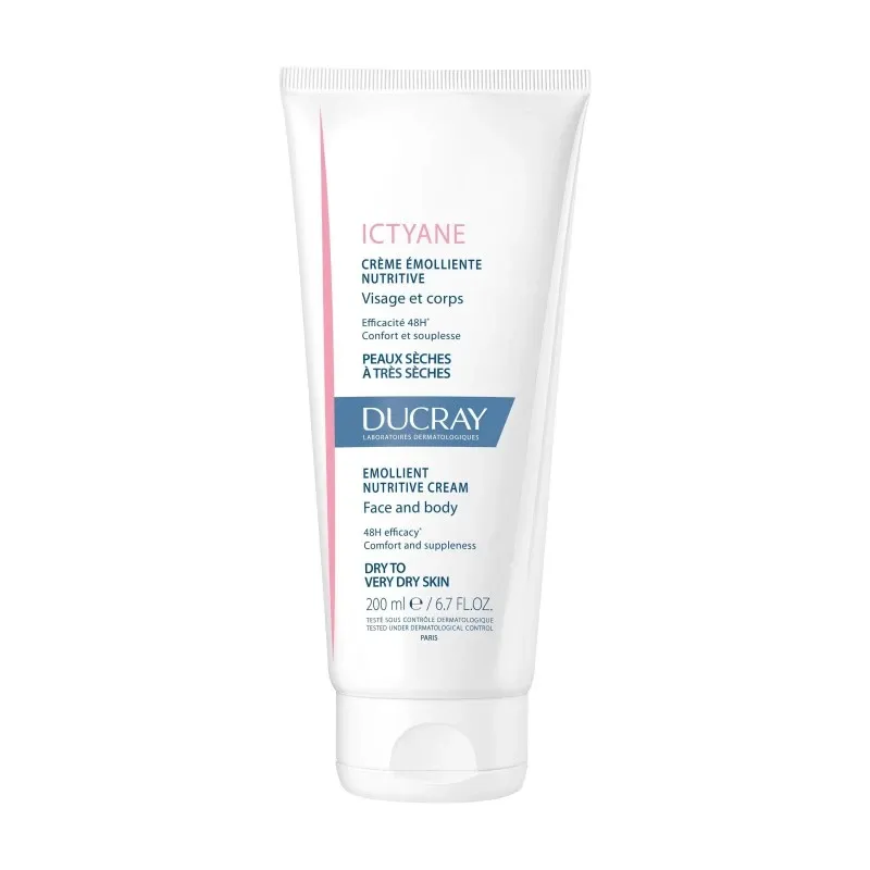 Ducray — Crème Émolliente Nutritive — Crème émolliente — Ictyane 200 ml