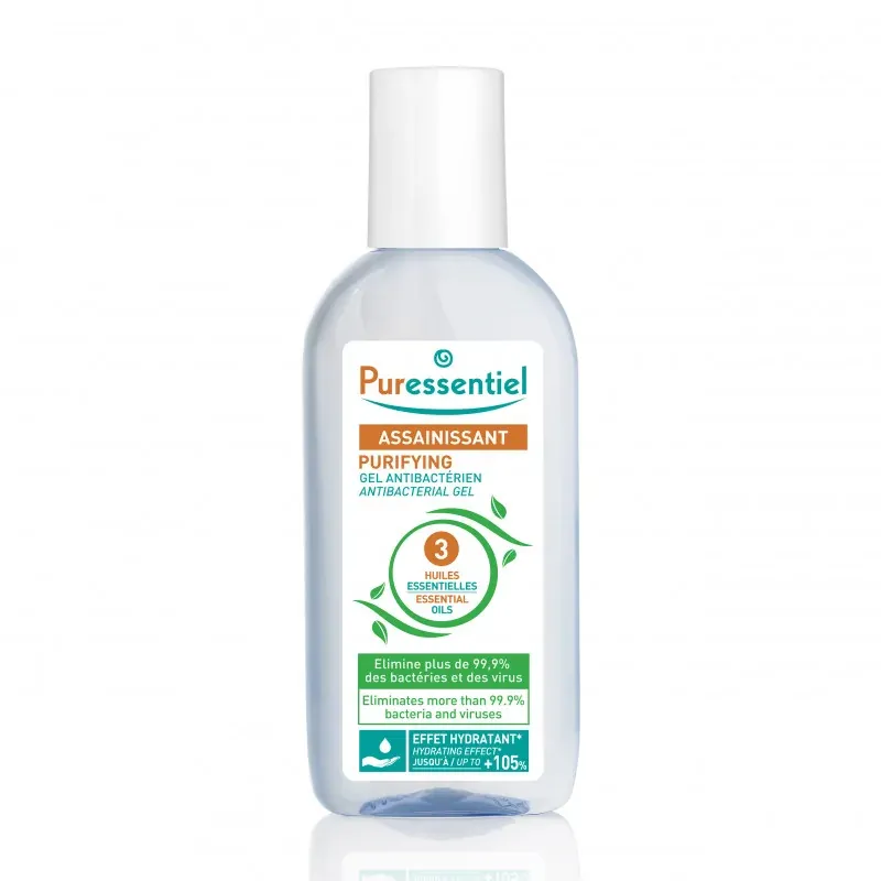 PURESSENTIEL ASSAINISSANT GEL ANTIBACTÉRIEN PEAUX SENSIBLES 80 ML