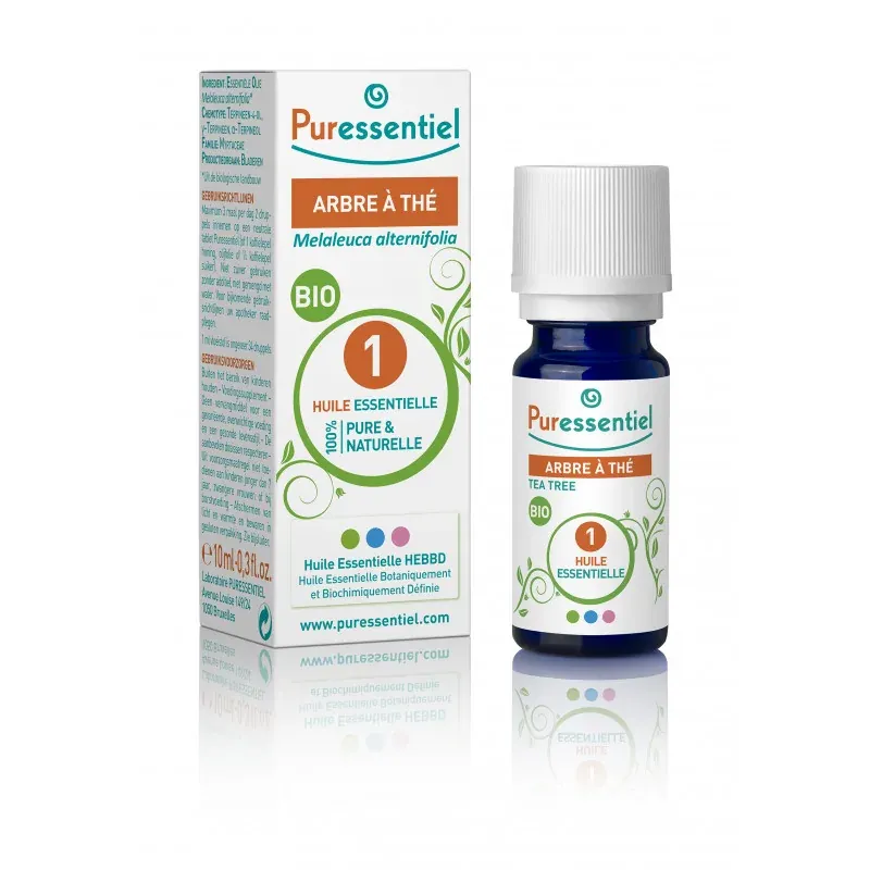 PURESSENTIEL HUILE ESSENTIEL ARBRE A THE BIO 10ML                                      