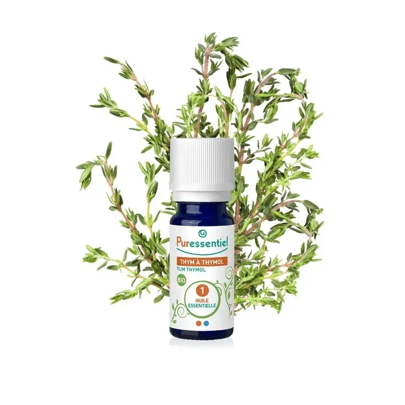 PURESSENTIEL HUILE ESSENTIELLE THYM A THYMOL BIO 5ML