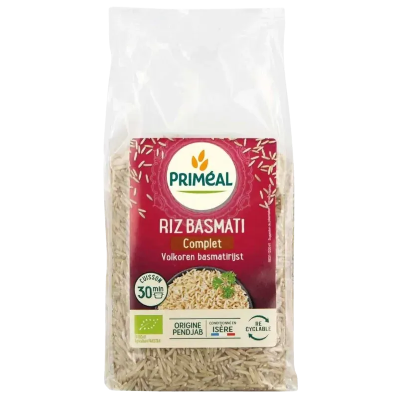 Primeal Riz basmati complet 500g