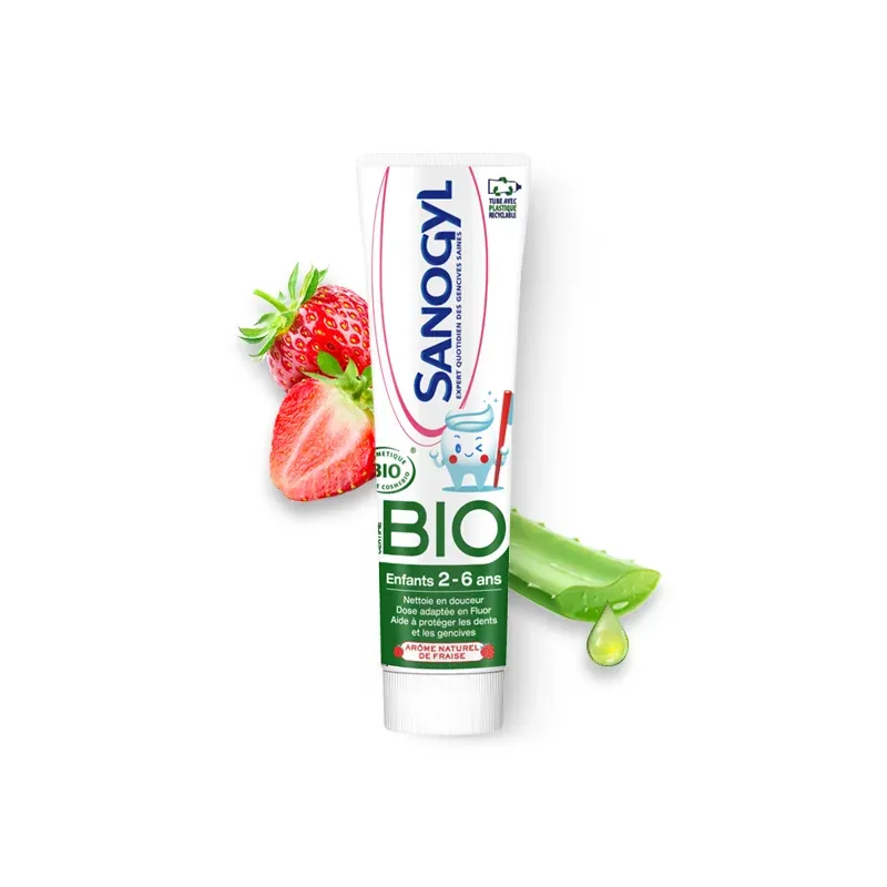 SANOGYL DENTIFRICE ENFANTS BIO TUBE 50 ML