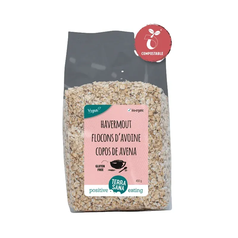 Terrasana FLOCONS D'AVOINE SG 450G