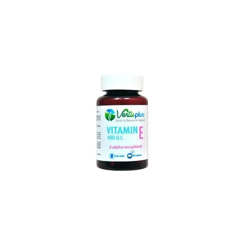 Vertu Plus Vitamine E 50 Capsules