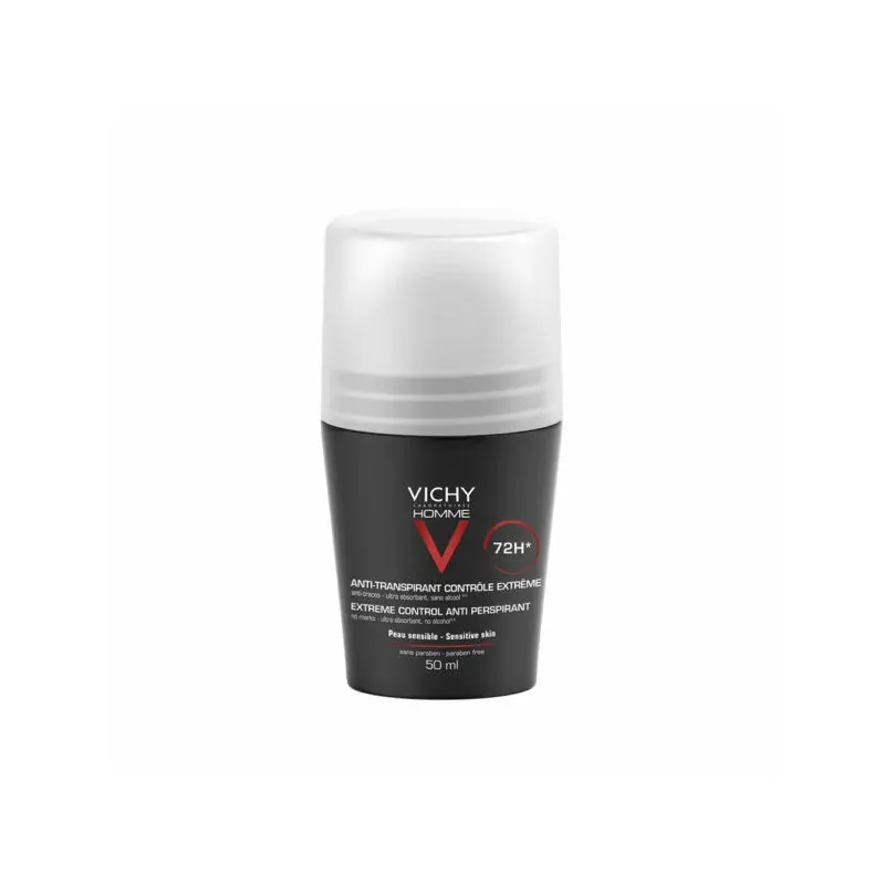 VICHY HOMME DEODORANT ANTI-TRANSPIRANT 72H ROLL-ON 50ml