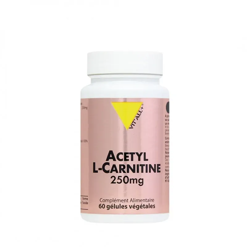 VITALL+ Acétyl L-Carnitine 250Mg 60 Gélules