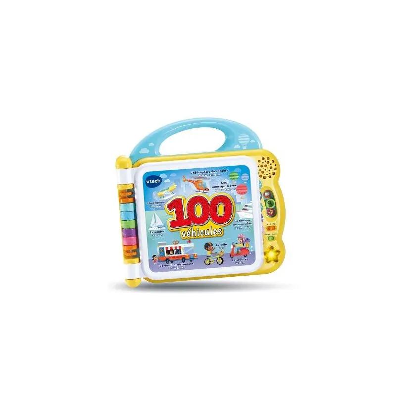 VTECH Mon imagier bilingue - 100 véhicules - 614845