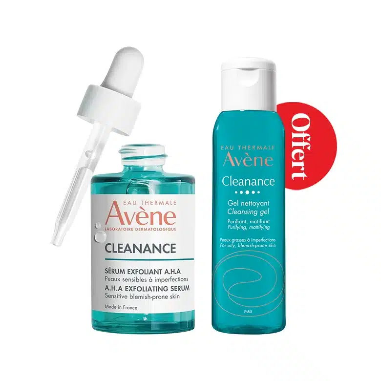 AVENE OFFRE CLEANANCE sérum exfoliant A.H.A 30 ml = Cleanance Gel 100ML OFFERT