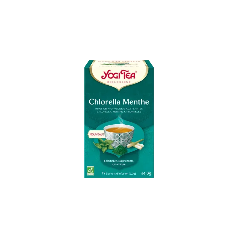 YOGI TEA CHLORELLA MENTHE 17x2G