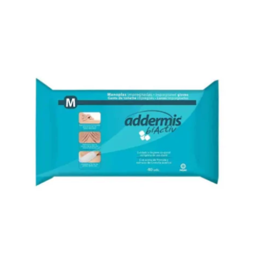 Indas gants de toilette imprégnés Addermis 0050G40